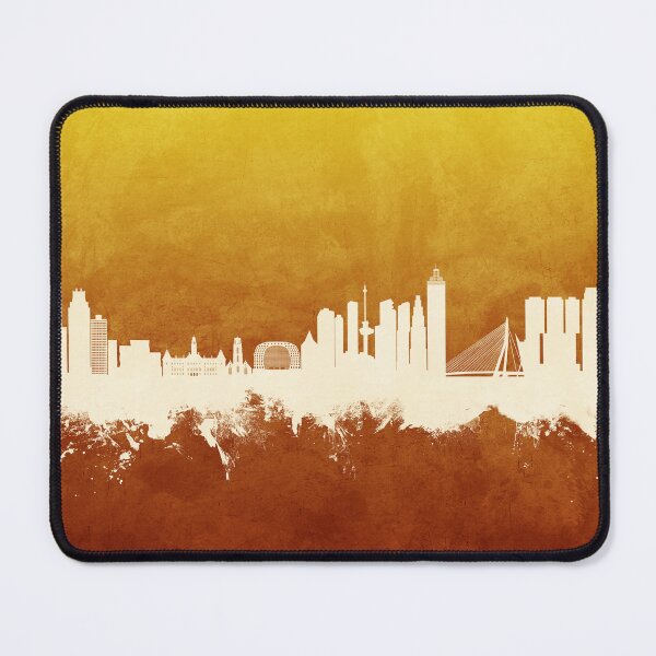 Item preview, Rotterdam The Netherlands Skyline designed and sold by ArtPrints.