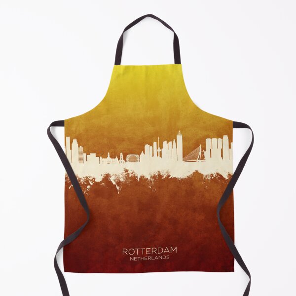Aperçu de l'œuvre Rotterdam The Netherlands Skyline créée et vendue par ArtPrints.