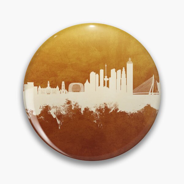 Artikelvorschau, Rotterdam The Netherlands Skyline entworfen und verkauft von ArtPrints.