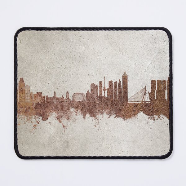 Item preview, Rotterdam The Netherlands Skyline designed and sold by ArtPrints.