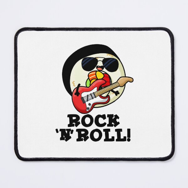 Item preview, Rock n Roll Funny Sushi Roll Puns designed and sold by punnybone.