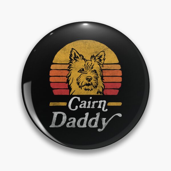 Item preview, Retro Vintage Cairn Terrier Daddy designed and sold by More Cute Dogs.