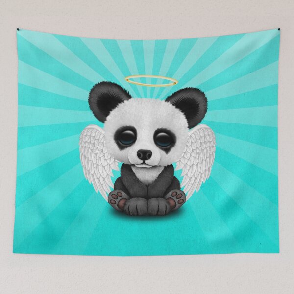 Item preview, Cute Baby Panda Bear Cub Angel designed and sold by JeffBartels.