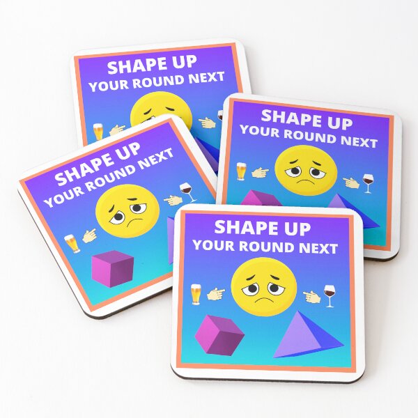 Item preview, Shape Up, Your Round Next designed and sold by Bagsyrose.