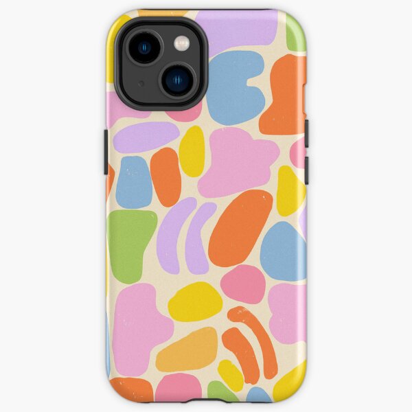 Pastel shapes iPhone Tough Case