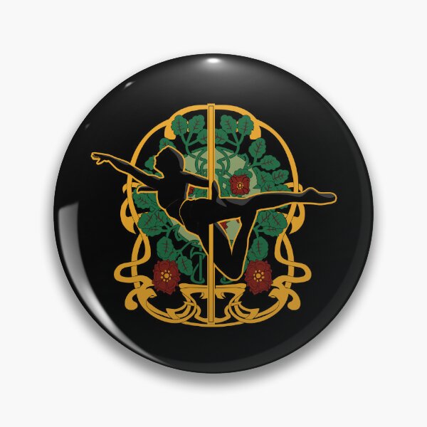 Item preview, Art Pole Dancing Nouveau Gold designed and sold by MyThingNow.