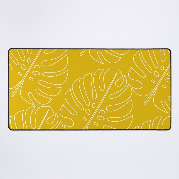 Item preview, Minimalistic Monstera Leaf Pattern on Yellow designed and sold by GraphicsClub.