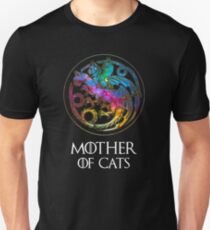 Aurora Mutter von Katzen Logo Slim Fit T-Shirt