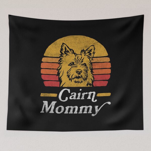 Item preview, Retro Vintage Cairn Terrier Mommy designed and sold by More Cute Dogs.