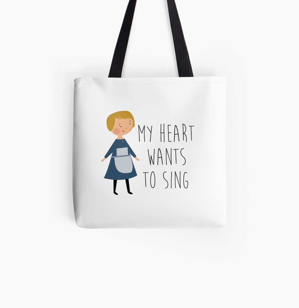 Sound of music maria All Over Print Tote Bag
