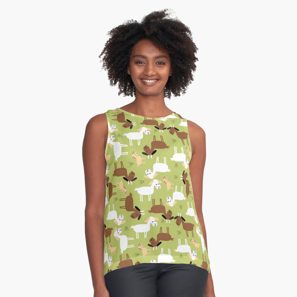 Item preview, Sleeveless Top designed and sold by laurathedrawer.
