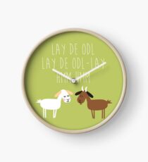 Sound of music goat herd Clock
