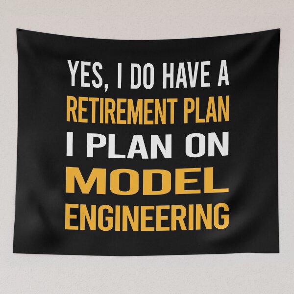 Item preview, My Retirement Plan Model Engineering Engineer designed and sold by shannonim7t.