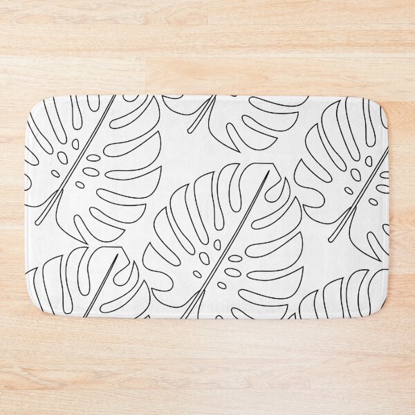 Item preview, Minimalistic Monstera Leaves Pattern designed and sold by GraphicsClub.