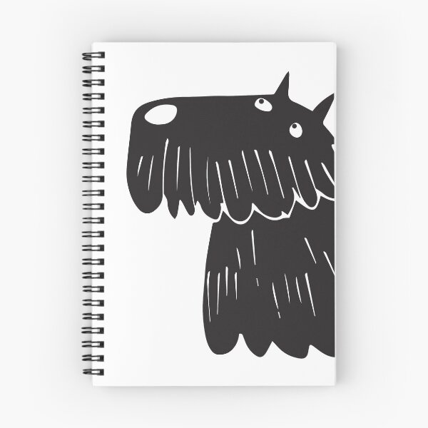 Item preview, scottish terrier, dog, black and white designed and sold by Laura Wright.