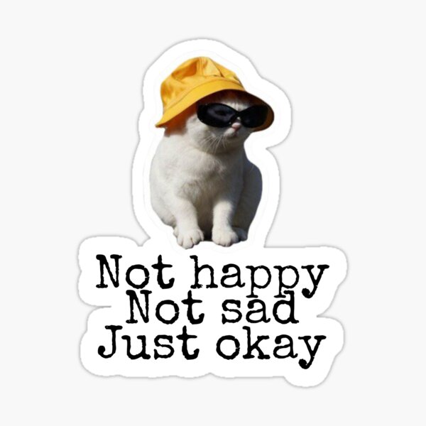 not-happy-not-sad-just-okay-sticker-for-sale-by-mhtali-redbubble