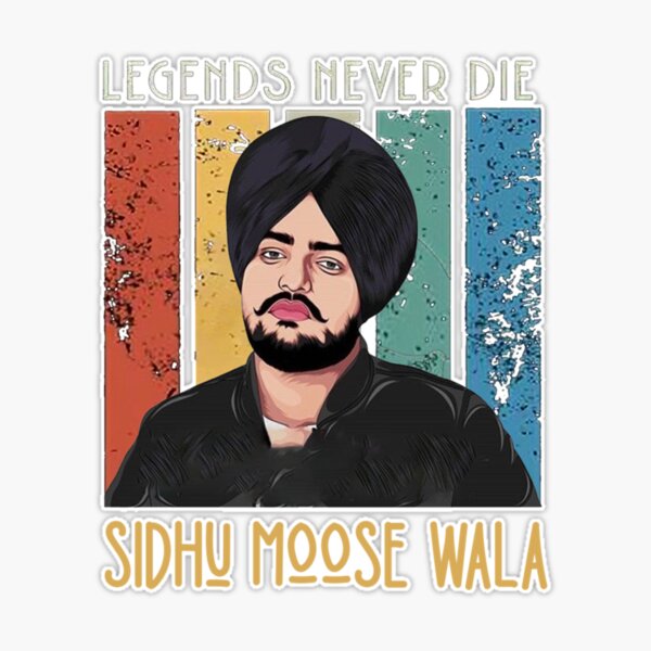 SIDHU MOOSEWALA Sticker Posters (3 Sizes) Pack Of THE, 49% OFF