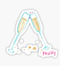Lilly Champagne Sticker