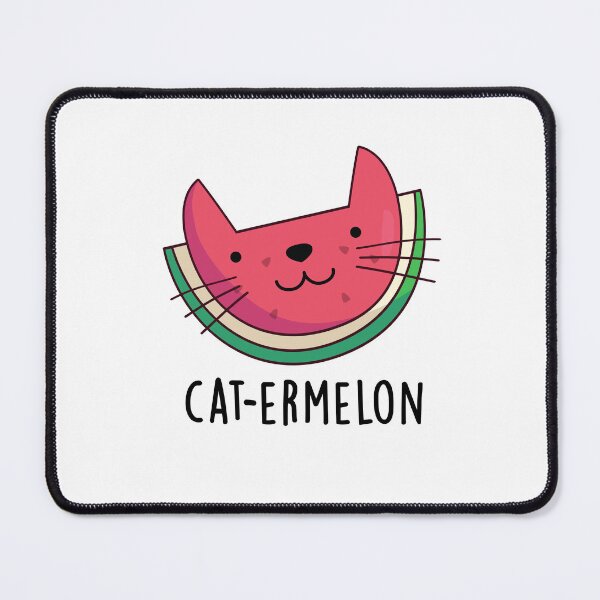 Item preview, Cat-ermelon Cute Cat Watermelon Pun designed and sold by punnybone.