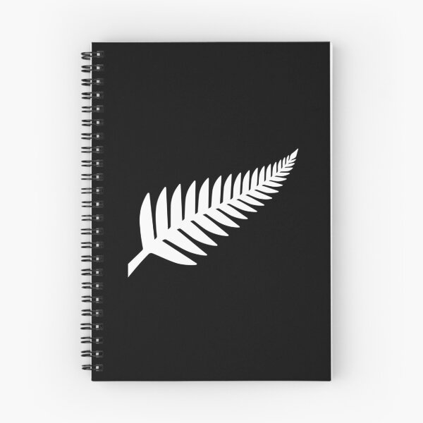 Item preview, Silver Fern On Black By Kyle Lockwood Sticker designed and sold by felyn3gloria.