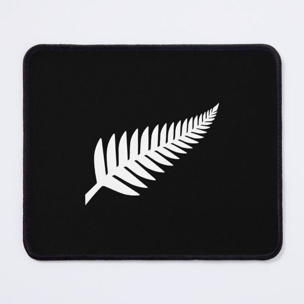 Item preview, Silver Fern On Black By Kyle Lockwood Sticker designed and sold by felyn3gloria.