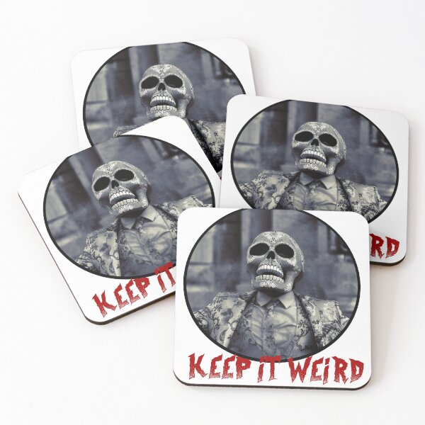 Item preview, Keep it weird skull designed and sold by animalcutie.
