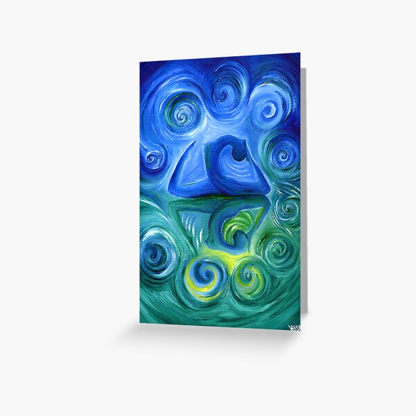 Cosmic Balance Greeting Card
