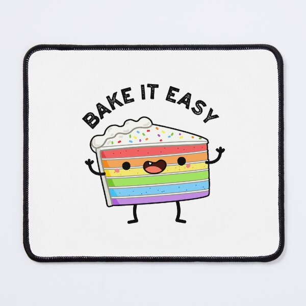 Item preview, Bake It Easy Cute Cake Puns designed and sold by punnybone.
