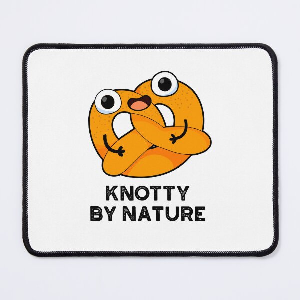 Item preview, Knotty By Nature Cute Pretzel Puns designed and sold by punnybone.