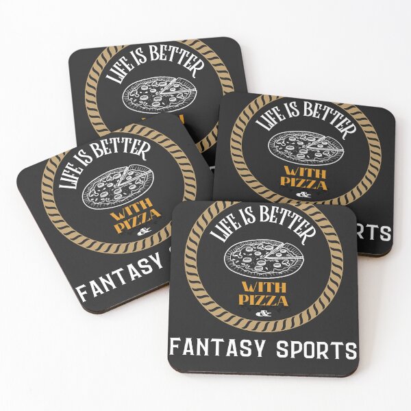 Artikelvorschau, Das Leben ist besser mit Pizza und Fantasy-Sportarten entworfen und verkauft von TimothyJudge.