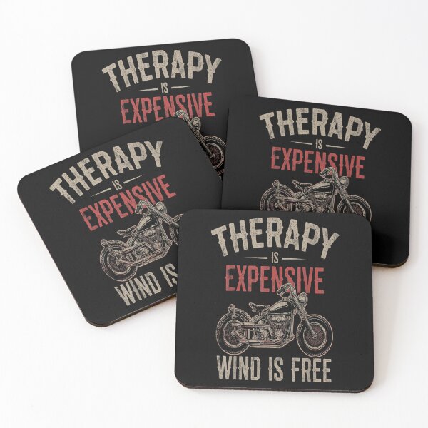 Item preview, Motorcycle Therapy Funny designed and sold by Sarena84.