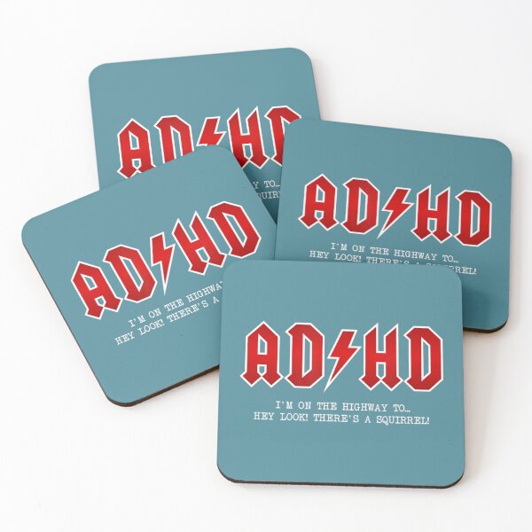 Item preview, Adhd Highway To... Hey Look, A Squirrel Hard Rocker Adhd designed and sold by ZinOin.