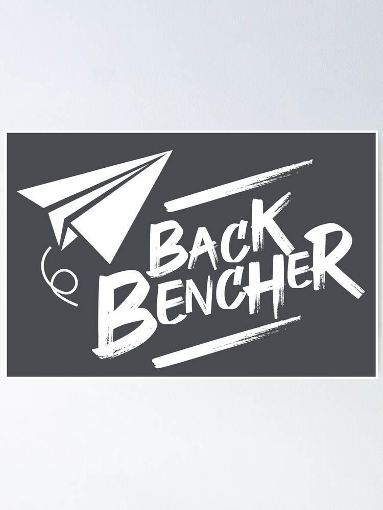 Back Benchers Black T-shirt Design Stock Vector (Royalty Free) 1969967728 |  Shutterstock