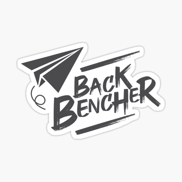 Back Benchers Lettering Paper Plane Tshirt Stock Vector (Royalty Free)  2154964035 | Shutterstock