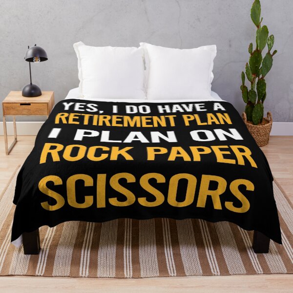 Item preview, My Retirement Plan Rock Paper Scissors designed and sold by shannonim7t.