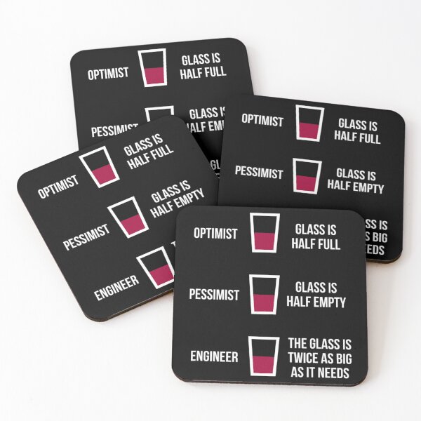 Item preview, Engineer Glass Half Full Engineering Joke designed and sold by WeipPlays.