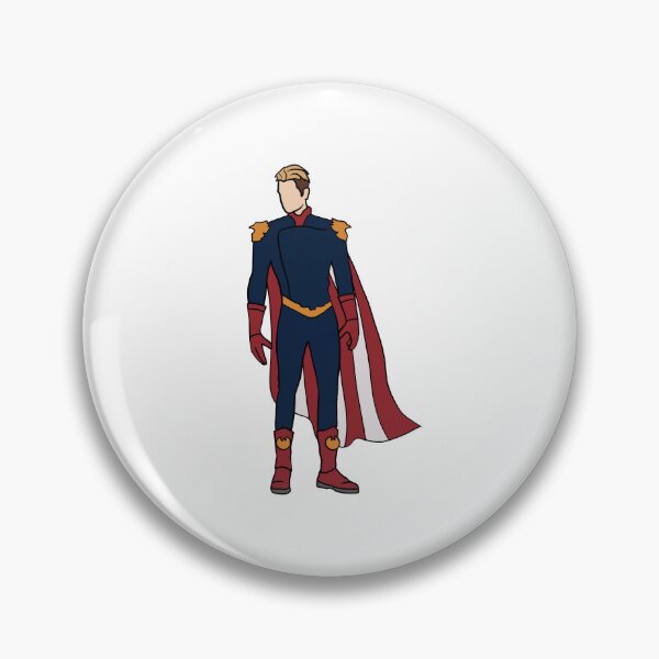 Item preview, Homelander The Boys inspired hard enamel designed and sold by Yasmeen79.