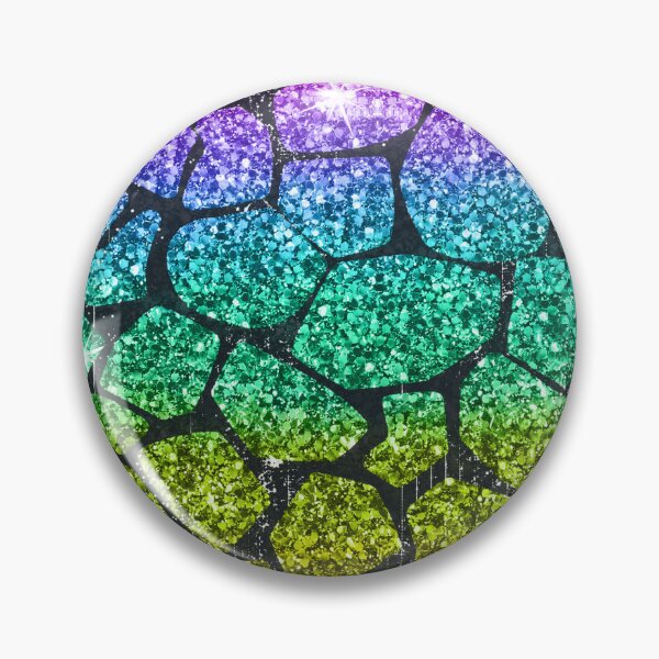 Item preview, Glitter pin button designed and sold by UrbanHuesOcean.