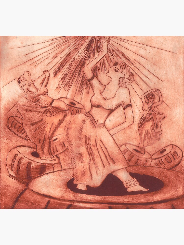 Thumbnail 2 of 2, Greeting Card, Call Of The Oriental Beat designed and sold by Lotusflower.