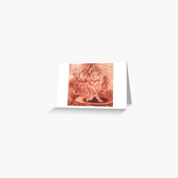 Call Of The Oriental Beat Greeting Card