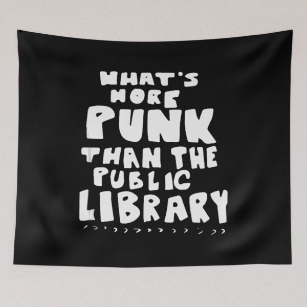 Item preview, What\u2019s-More-Punk-Than-The-Public-Library Librarian  designed and sold by AdonisShop.