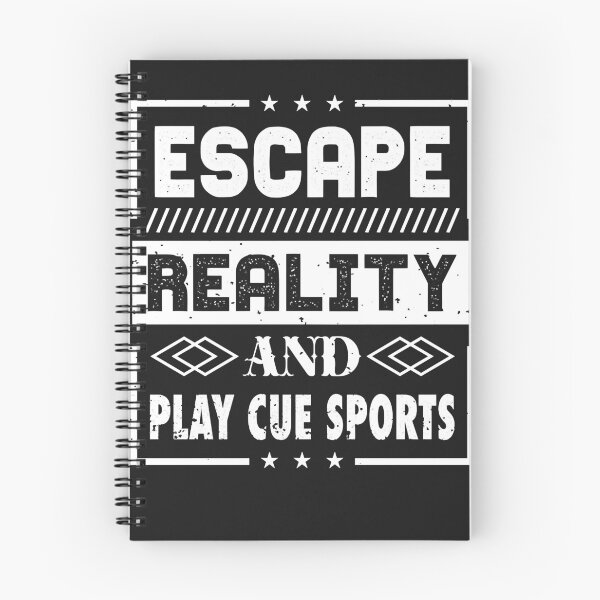 Item preview, Escape reality and play cue sports designed and sold by TimothyJudge.