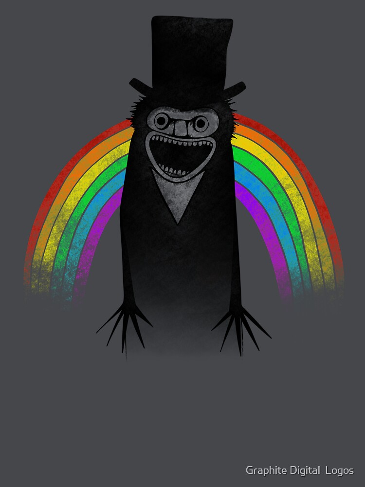 babadook gay pride pin