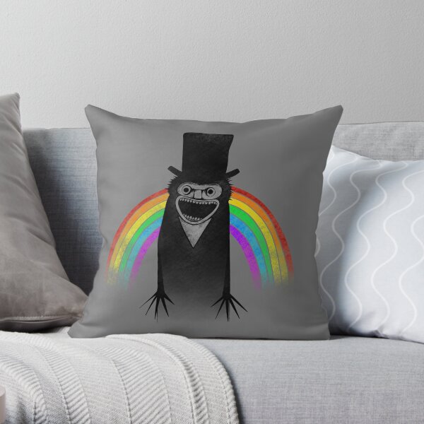 Babadook Pride Throw Pillow