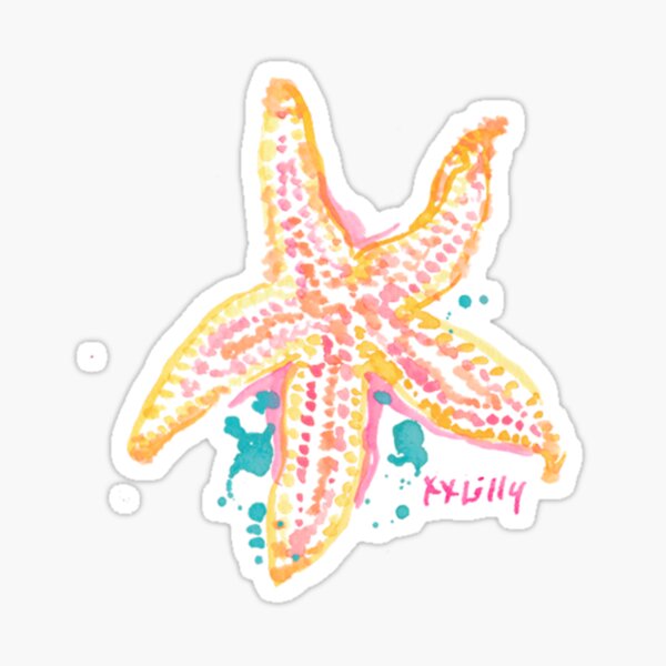 Lilly Starfish Sticker