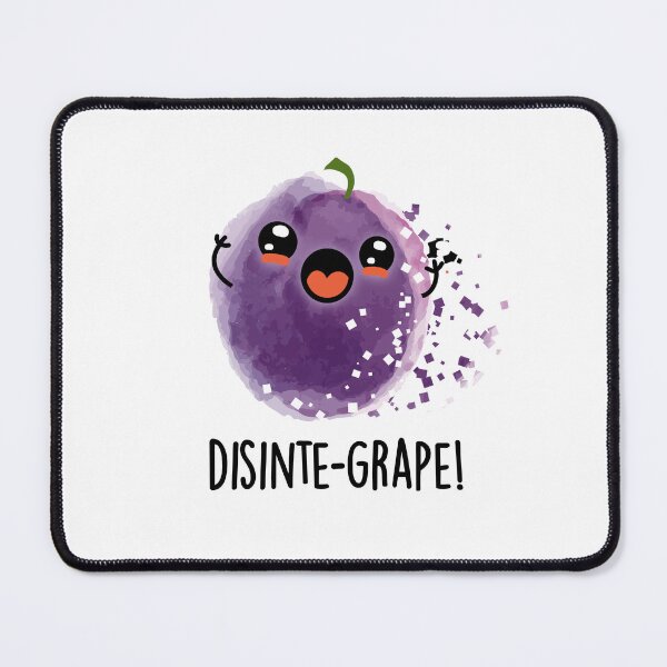 Item preview, Disinte-grape Funny Disintegrating Grape Puns  designed and sold by punnybone.