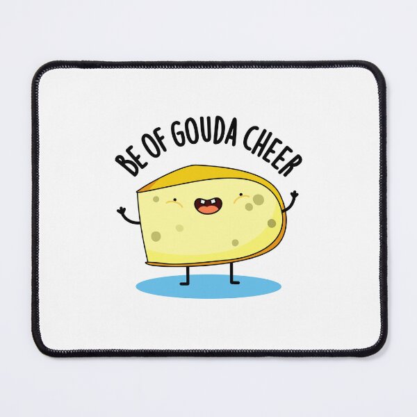 Item preview, Be Of Gouda Cheer Funny Cheese Puns  designed and sold by punnybone.