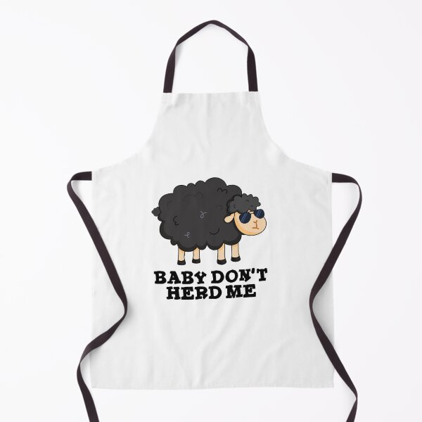 Item preview, Baby Don't Herd Me Funny Black Sheep Puns  designed and sold by punnybone.