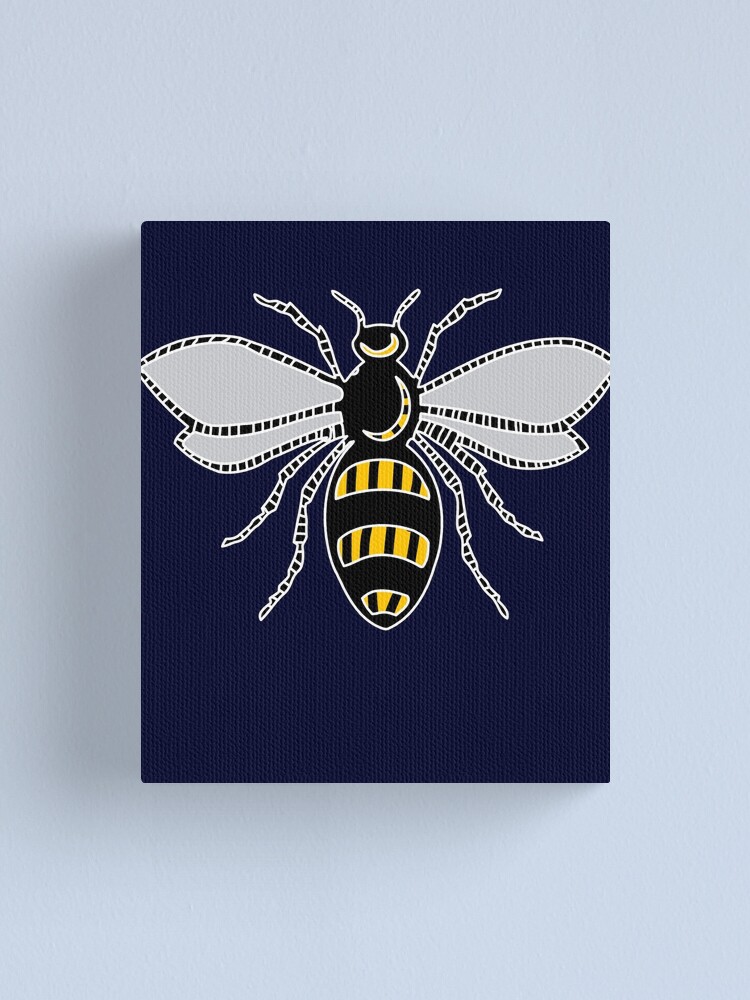 "Manchester Bee" Canvas Print for Sale by permitshirt Redbubble
