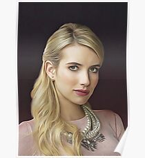 Emma Roberts - Celebrity (Oil Paint Art) Poster